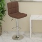 vidaXL Barhocker Braun Stoff vidaXL Barhocker Braun Stoff