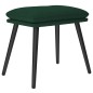 vidaXL Fußhocker Dunkelgrün 45x29,5x35 cm Stoff vidaXL Fußhocker Dunkelgrün 45x29,5x35 cm Stoff