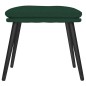 vidaXL Fußhocker Dunkelgrün 45x29,5x35 cm Stoff vidaXL Fußhocker Dunkelgrün 45x29,5x35 cm Stoff