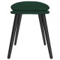 vidaXL Fußhocker Dunkelgrün 45x29,5x35 cm Stoff vidaXL Fußhocker Dunkelgrün 45x29,5x35 cm Stoff