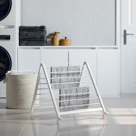 vidaXL Wäscheständer für Badewanne Ausziehbar 53-90 cm Aluminium 