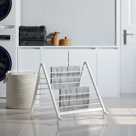 vidaXL Wäscheständer für Badewanne Ausziehbar 53-90 cm Aluminium 