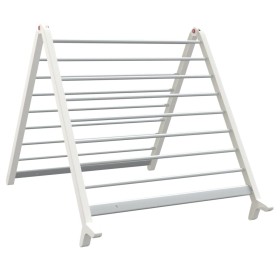vidaXL Wäscheständer für Badewanne Ausziehbar 53-90 cm Aluminium 
