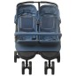 vidaXL Geschwisterwagen Marineblau Stahl vidaXL Geschwisterwagen Marineblau Stahl