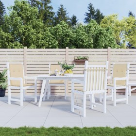 vidaXL Gartenstuhlauflagen für Niedriglehner 4 Stk. Beige 100x50x3 cm