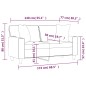 vidaXL 2-Sitzer-Sofa mit Zierkissen Creme 140 cm Kunstleder vidaXL 2-Sitzer-Sofa mit Zierkissen Creme 140 cm Kunstleder