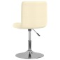 vidaXL Esszimmerstühle 2 Stk. Drehbar Creme Stoff vidaXL Esszimmerstühle 2 Stk. Drehbar Creme Stoff