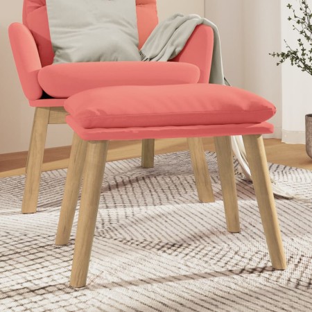 vidaXL Fußhocker Rosa 45x29,5x35 cm Samt