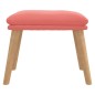 vidaXL Fußhocker Rosa 45x29,5x35 cm Samt vidaXL Fußhocker Rosa 45x29,5x35 cm Samt