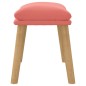 vidaXL Fußhocker Rosa 45x29,5x35 cm Samt vidaXL Fußhocker Rosa 45x29,5x35 cm Samt