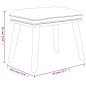 vidaXL Fußhocker Rosa 45x29,5x35 cm Samt vidaXL Fußhocker Rosa 45x29,5x35 cm Samt
