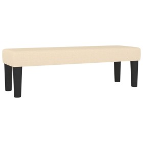 vidaXL Sitzbank Creme 100x30x30 cm Stoff