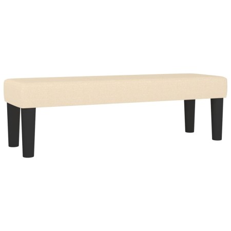 vidaXL Sitzbank Creme 100x30x30 cm Stoff