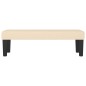 vidaXL Sitzbank Creme 100x30x30 cm Stoff vidaXL Sitzbank Creme 100x30x30 cm Stoff