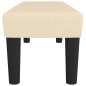 vidaXL Sitzbank Creme 100x30x30 cm Stoff vidaXL Sitzbank Creme 100x30x30 cm Stoff