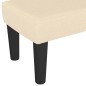vidaXL Sitzbank Creme 100x30x30 cm Stoff vidaXL Sitzbank Creme 100x30x30 cm Stoff