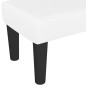 vidaXL Sitzbank Weiß 100x30x30 cm Kunstleder vidaXL Sitzbank Weiß 100x30x30 cm Kunstleder