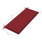 vidaXL 2-Sitzer-Gartenbank mit Auflage 120 cm Massivholz Eukalyptus vidaXL 2-Sitzer-Gartenbank mit Auflage 120 cm Massivholz Eukalyptus