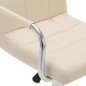 vidaXL Barhocker 2 Stk. Creme Stoff vidaXL Barhocker 2 Stk. Creme Stoff