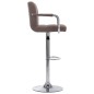vidaXL Barhocker 2 Stk. Taupe Stoff vidaXL Barhocker 2 Stk. Taupe Stoff