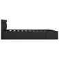 vidaXL Bett mit Bettkasten Hydraulisch LED Dunkelgrau Stoff 140x200 cm vidaXL Bett mit Bettkasten Hydraulisch LED Dunkelgrau Stoff 140x200 cm