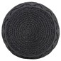 vidaXL Makramee Sitzpuff Handgefertigt Anthrazit 45 x 30 cm Baumwolle vidaXL Makramee Sitzpuff Handgefertigt Anthrazit 45 x 30 cm Baumwolle