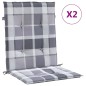 vidaXL Gartenstuhlauflagen für Niedriglehner 2 Stk. 100x50x3 cm vidaXL Gartenstuhlauflagen für Niedriglehner 2 Stk. 100x50x3 cm