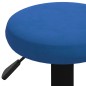 vidaXL Barhocker 2 Stk. Blau Samt vidaXL Barhocker 2 Stk. Blau Samt