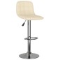 vidaXL Barhocker 2 Stk. Creme Stoff vidaXL Barhocker 2 Stk. Creme Stoff