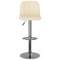 vidaXL Barhocker 2 Stk. Creme Stoff vidaXL Barhocker 2 Stk. Creme Stoff