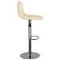 vidaXL Barhocker 2 Stk. Creme Stoff vidaXL Barhocker 2 Stk. Creme Stoff