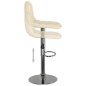 vidaXL Barhocker 2 Stk. Creme Stoff vidaXL Barhocker 2 Stk. Creme Stoff