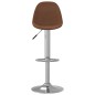 vidaXL Barhocker 2 Stk. Braun Stoff vidaXL Barhocker 2 Stk. Braun Stoff
