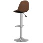 vidaXL Barhocker 2 Stk. Braun Stoff vidaXL Barhocker 2 Stk. Braun Stoff