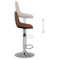 vidaXL Barhocker 2 Stk. Braun Stoff vidaXL Barhocker 2 Stk. Braun Stoff