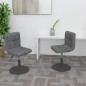 vidaXL Esszimmerstühle 2 Stk. Drehbar Dunkelgrau Samt vidaXL Esszimmerstühle 2 Stk. Drehbar Dunkelgrau Samt