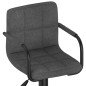 vidaXL Barhocker Dunkelgrau Stoff vidaXL Barhocker Dunkelgrau Stoff