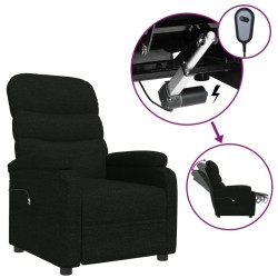 Relaxsessel Elektrisch Schwarz Stoff