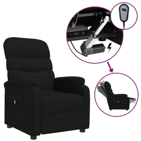 Relaxsessel Elektrisch Schwarz Stoff