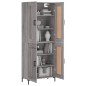 Highboard Grau Sonoma 69,5x34x180 cm Holzwerkstoff Highboard Grau Sonoma 69,5x34x180 cm Holzwerkstoff