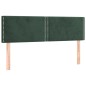 vidaXL Boxspringbett mit Matratze Dunkelgrün 140x200 cm Samt vidaXL Boxspringbett mit Matratze Dunkelgrün 140x200 cm Samt