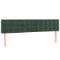 vidaXL Boxspringbett mit Matratze Dunkelgrün 180x200 cm Samt vidaXL Boxspringbett mit Matratze Dunkelgrün 180x200 cm Samt