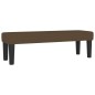 vidaXL Boxspringbett mit Matratze Dunkelbraun 200x200 cm Stoff vidaXL Boxspringbett mit Matratze Dunkelbraun 200x200 cm Stoff