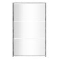 vidaXL Schuhschrank mit Spiegel 3 Fächer Grau Sonoma 63x17x102,5 cm vidaXL Schuhschrank mit Spiegel 3 Fächer Grau Sonoma 63x17x102,5 cm