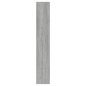 vidaXL Schuhschrank mit Spiegel 3 Fächer Grau Sonoma 63x17x102,5 cm vidaXL Schuhschrank mit Spiegel 3 Fächer Grau Sonoma 63x17x102,5 cm