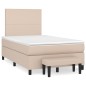 vidaXL Boxspringbett Matratze Cappuccino-Braun 120x200cm Kunstleder vidaXL Boxspringbett Matratze Cappuccino-Braun 120x200cm Kunstleder