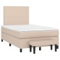 vidaXL Boxspringbett Matratze Cappuccino-Braun 120x200cm Kunstleder vidaXL Boxspringbett Matratze Cappuccino-Braun 120x200cm Kunstleder
