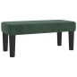 vidaXL Boxspringbett mit Matratze Dunkelgrün 100x200 cm Samt vidaXL Boxspringbett mit Matratze Dunkelgrün 100x200 cm Samt