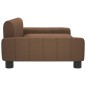 vidaXL Hundebett Braun 90x53x30 cm Stoff vidaXL Hundebett Braun 90x53x30 cm Stoff