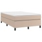 vidaXL Boxspringbett Matratze Cappuccino-Braun 120x200cm Kunstleder vidaXL Boxspringbett Matratze Cappuccino-Braun 120x200cm Kunstleder